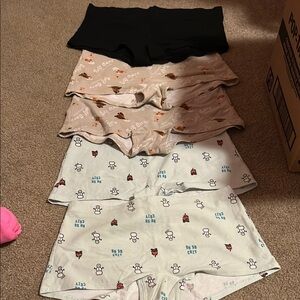 Set of 5 Women's Printed underwear